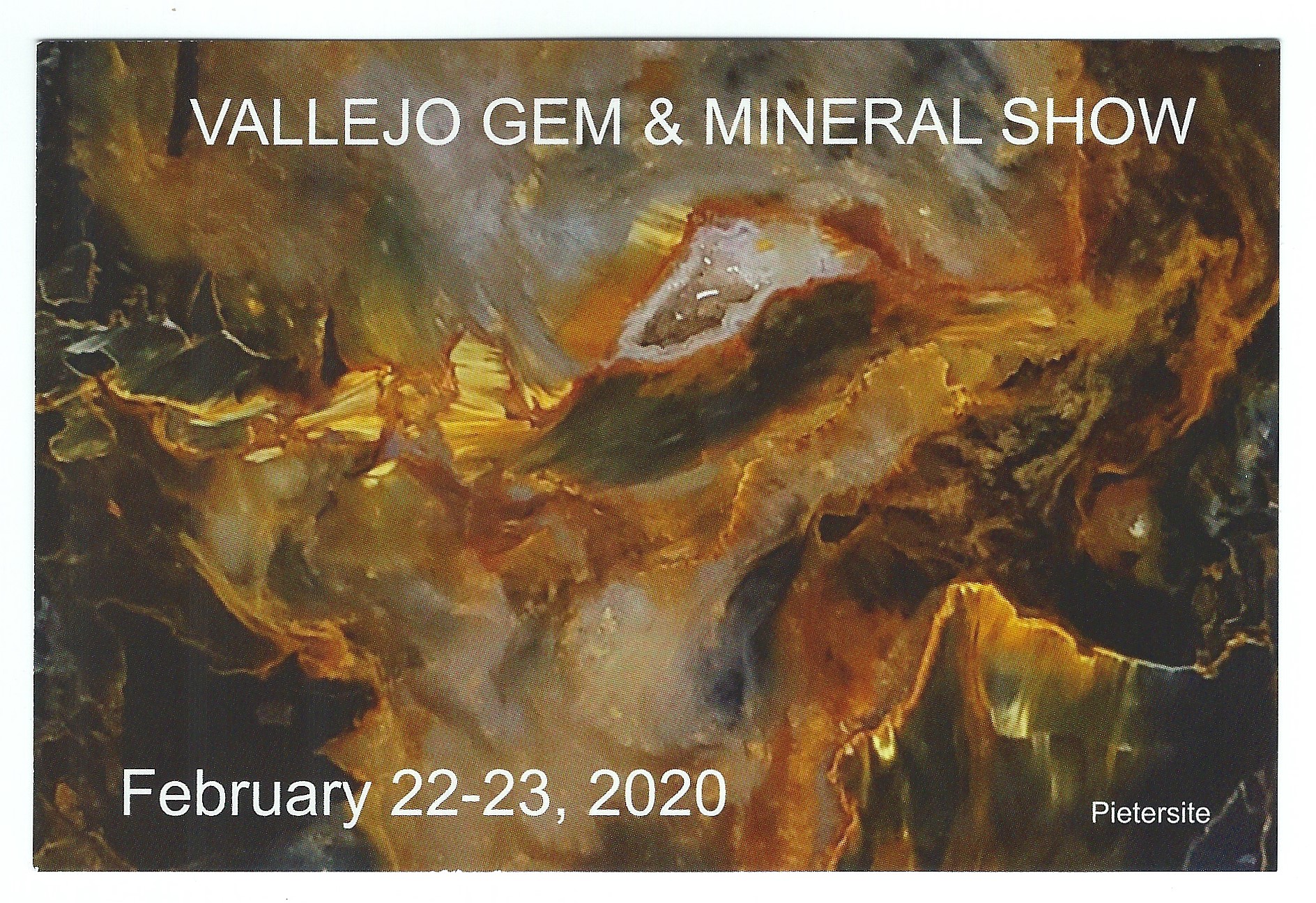 2020 Gem & Mineral Show Vallejo Gem and Mineral Society